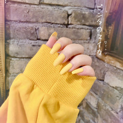 Enormous kart - Almond Shape Press-On Matte Nails for Women | Reusable Solid Color Fake Nails with Salon Finish