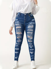 Enormous kart - High Waist Ripped Jeans for a Bold Street Look