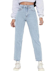 Enormous Kart – Relaxed Straight Fit Denim Pants for Women