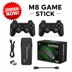 M8 Retro Game Stick Console with 2.4G Dual 2 Player Video Games For TV Wireless Gamepad Gaming Console