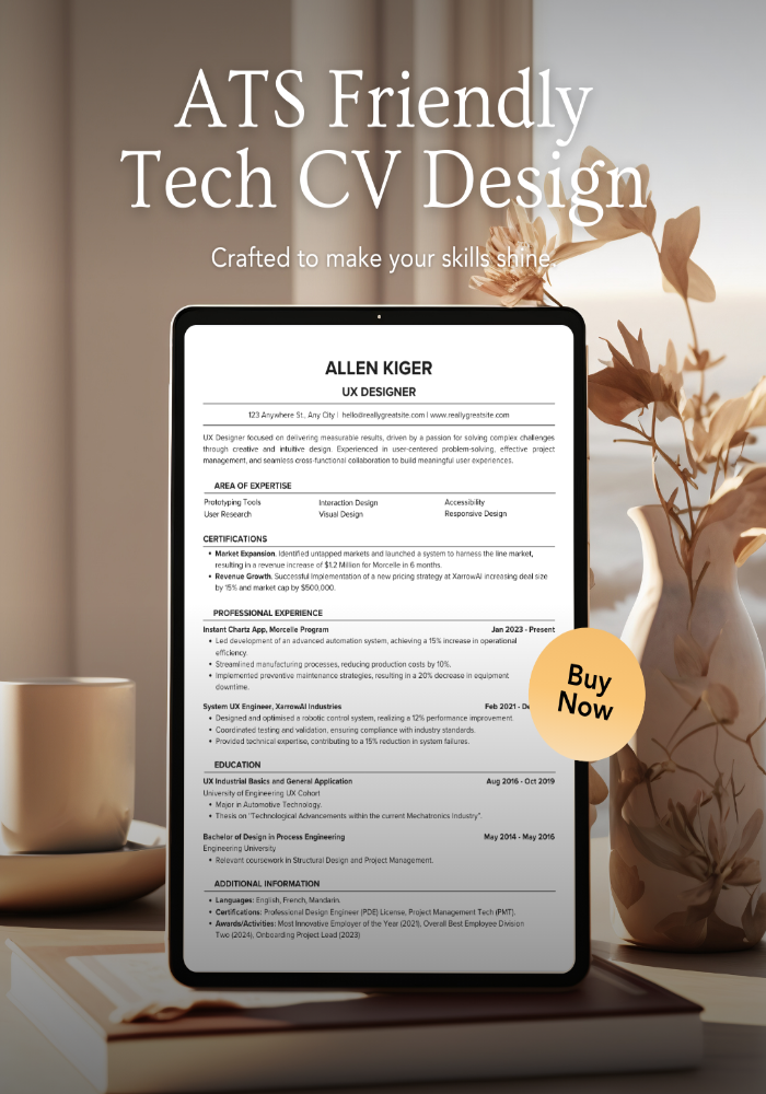 Modern ATS Resume Template | Professional & Recruiter-Approved CV