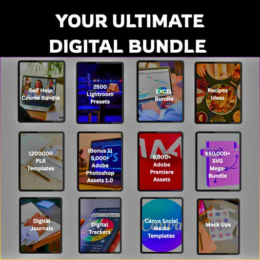 55 Million+ Digital Products Bundle, and Ebooks