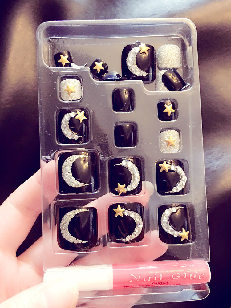 Enormous kart - Pro Artificial Acrylic Toe Nails – 24pcs Reusable Toe Nail Patch Set for Salon-Style Pedicure