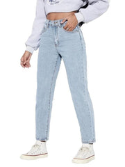Enormous Kart – Relaxed Straight Fit Denim Pants for Women
