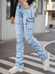 Enormous kart - Trendy Street wear Blue Denim with side pockets