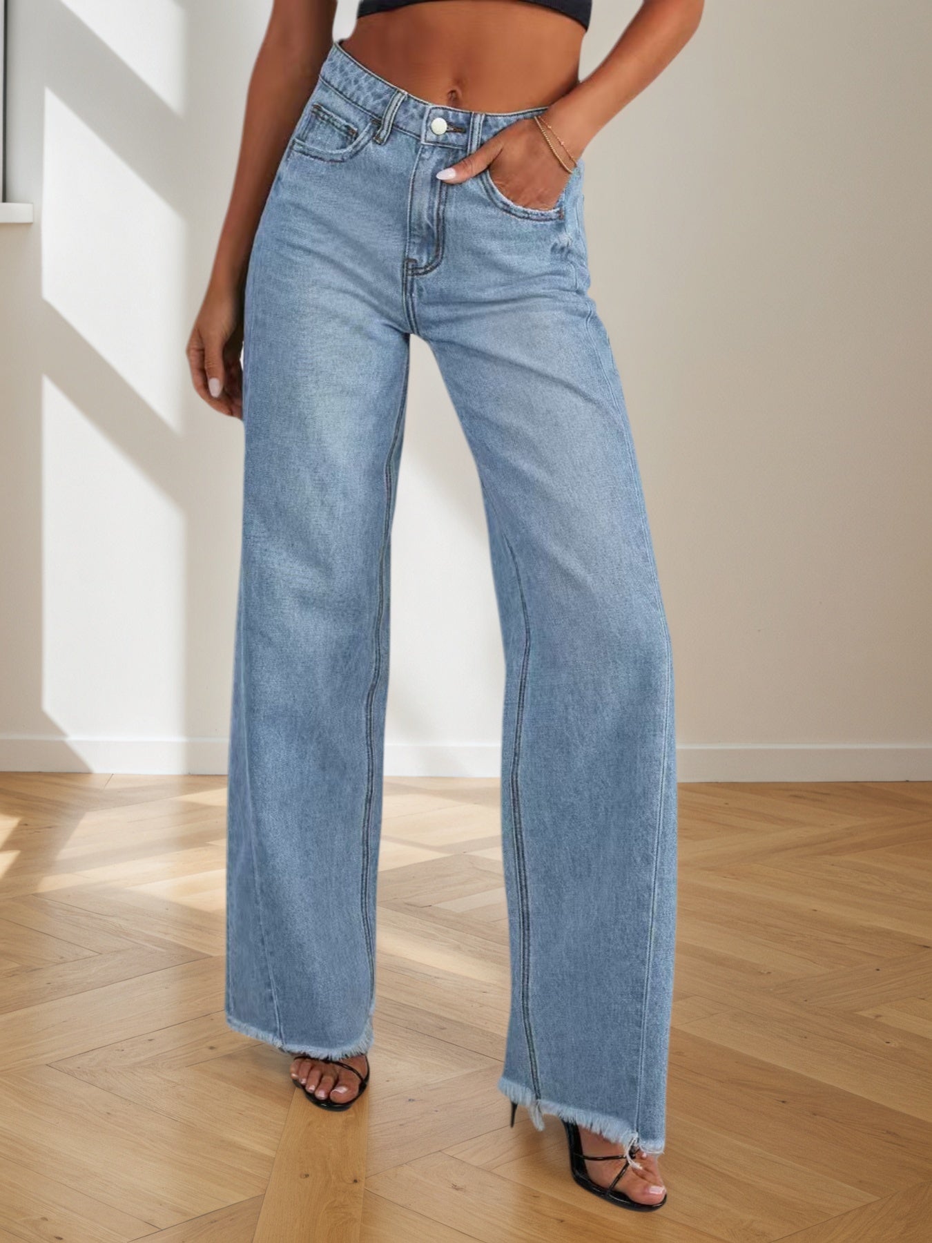 Enormous Kart – Casual Wide Leg Denim for Everyday Wear