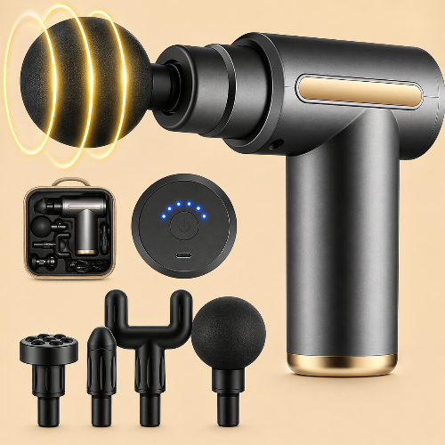 Mini Gun Massager Machine for Pain Relief & Relaxation for Stiff Shoulders and Tired Muscles