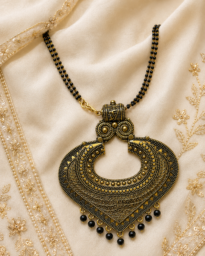 Traditional Antique Artificial Mangalsutra Necklace for Women