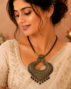 Traditional Antique Artificial Mangalsutra Necklace for Women