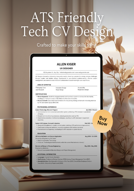 Modern ATS Resume Template | Professional & Recruiter-Approved CV