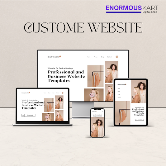 Custom Website Design | Unlimited Revisions | UI/UX Focused | Modern, Minimal & E-Commerce Ready