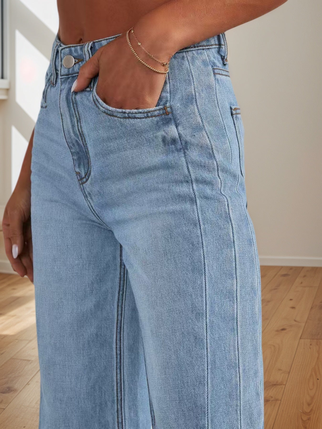 Enormous Kart – Casual Wide Leg Denim for Everyday Wear