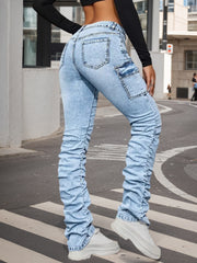 Enormous kart - Trendy Street wear Blue Denim with side pockets