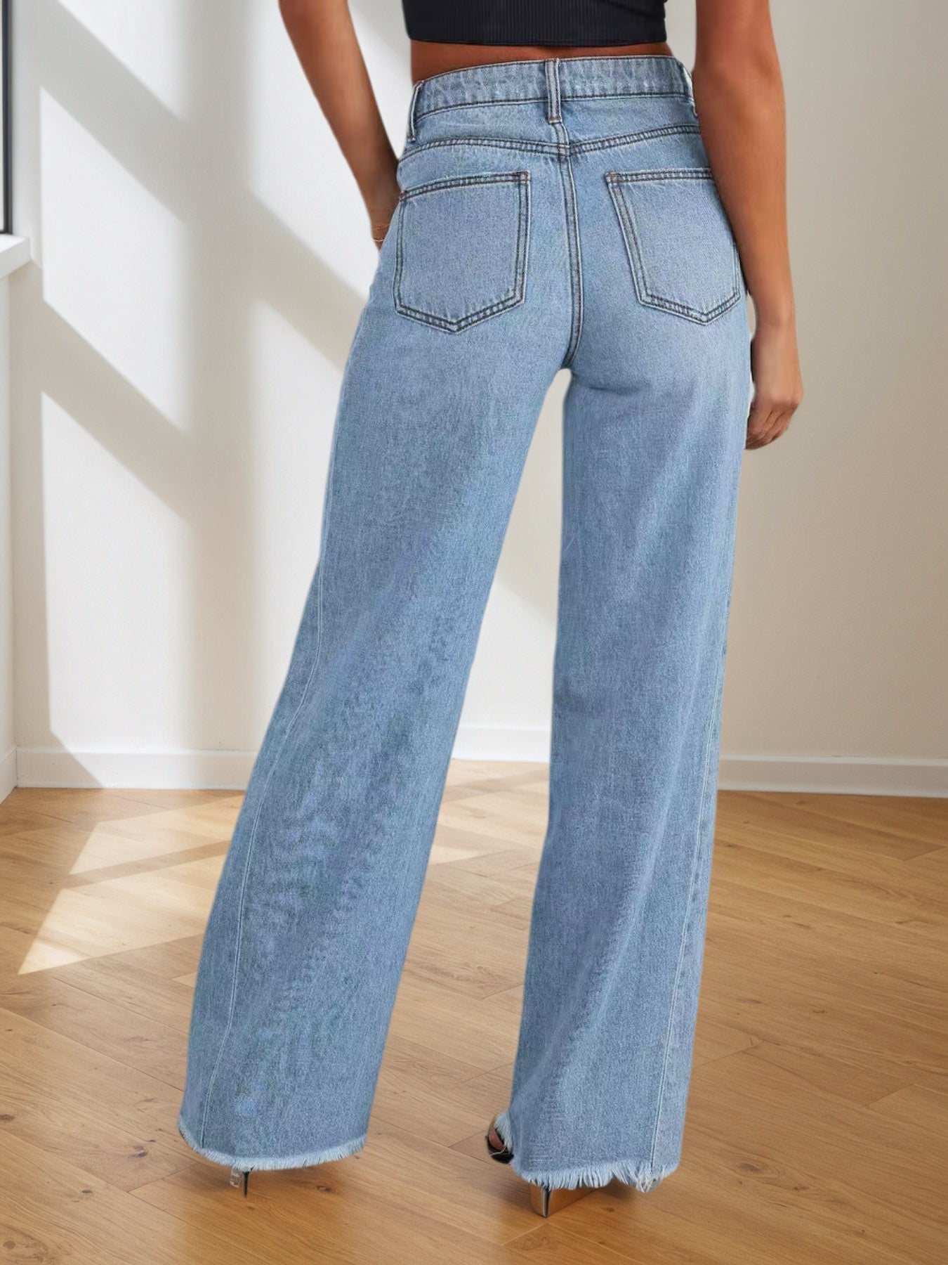 Enormous Kart – Casual Wide Leg Denim for Everyday Wear