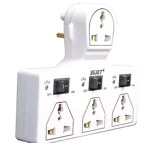 Universal Socket 3 Switch Multi Plug Extension Board(Traveler Multi Plug Extension)