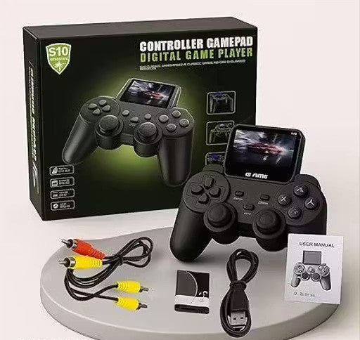 S10 Handheld Retro Game Console for Kids – 520 in 1 Built-in Classic Games, Mini Gamepad Controller